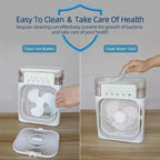Enfriador de aire humidificador portátil 3 en 1