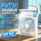 Enfriador de aire humidificador portátil 3 en 1