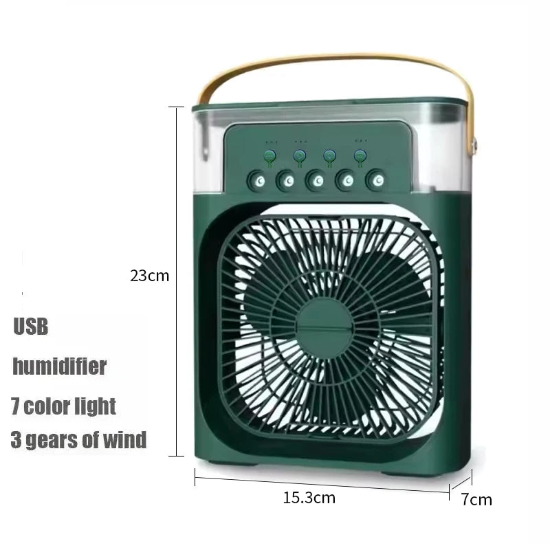 Enfriador de aire humidificador portátil 3 en 1