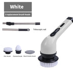 Revolutionize Your Cleaning Routine with the 9-in-1 Electric Spin Cleaning Brush - Effortless Scrubbing for Kitchen, Bathroom, and More!