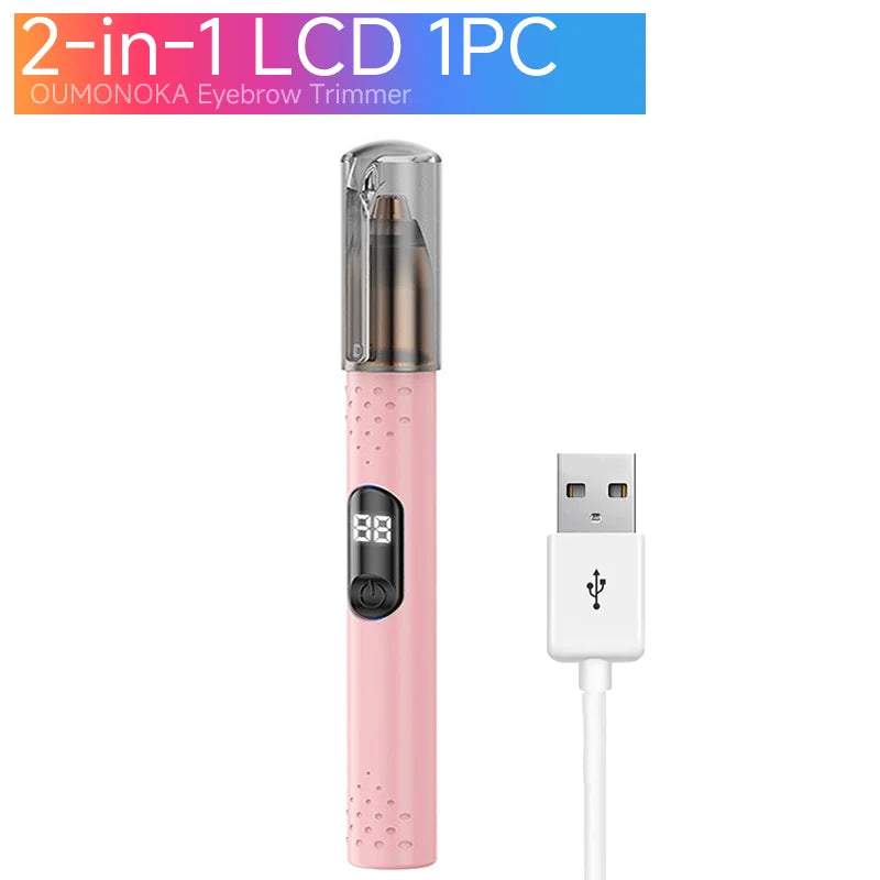 Depiladora eléctrica indolora 2 en 1