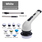 Revolutionize Your Cleaning Routine with the 9-in-1 Electric Spin Cleaning Brush - Effortless Scrubbing for Kitchen, Bathroom, and More!