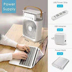 Enfriador de aire humidificador portátil 3 en 1