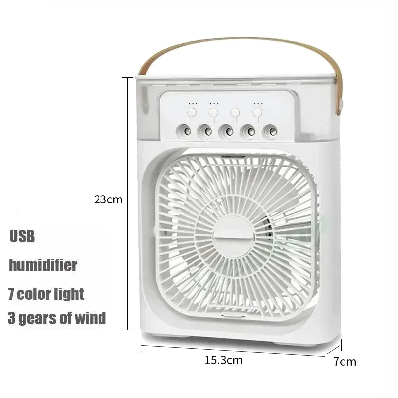 Enfriador de aire humidificador portátil 3 en 1