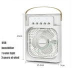 Enfriador de aire humidificador portátil 3 en 1