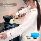 Revolutionize Your Cleaning Routine with the 9-in-1 Electric Spin Cleaning Brush - Effortless Scrubbing for Kitchen, Bathroom, and More!